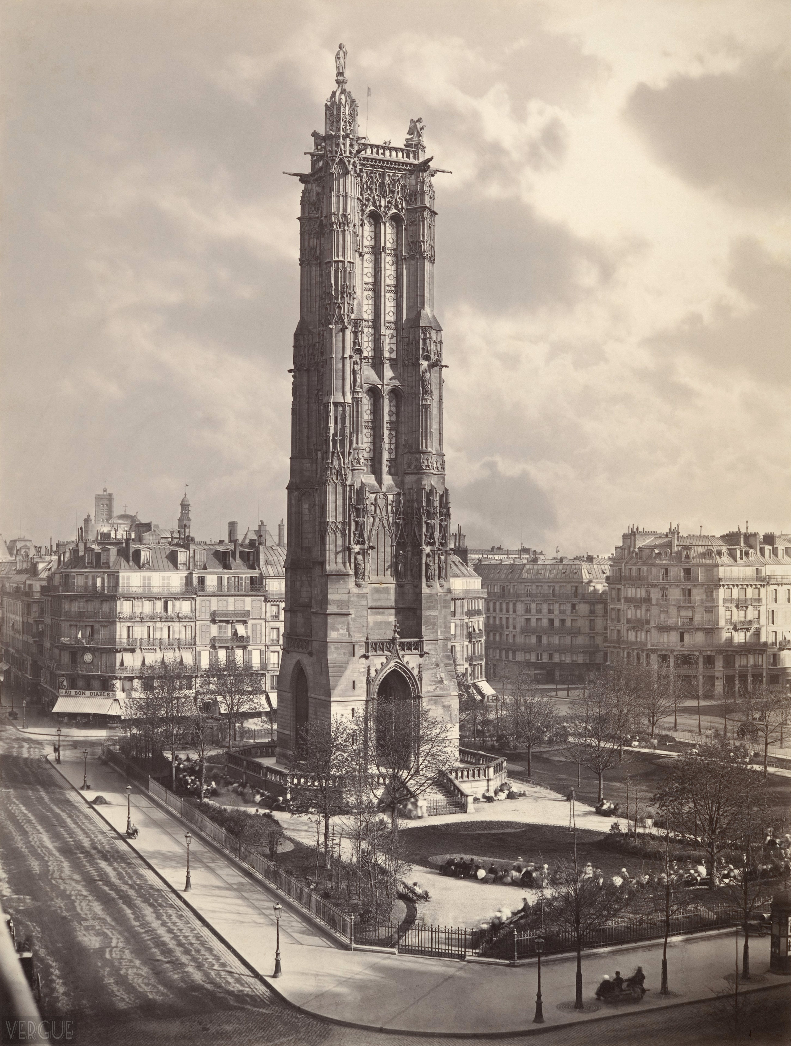 Tour SaintJacques, c. 1867 Vergue