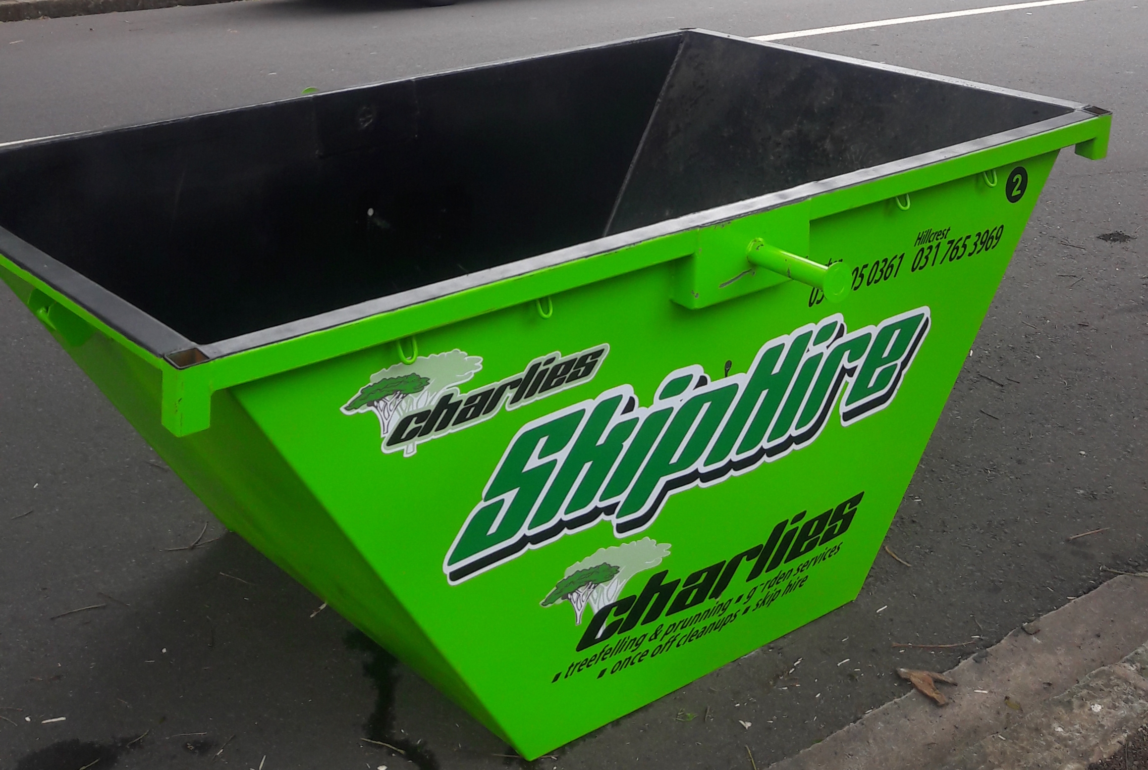 Charlies tree felling and garden service and mini skip