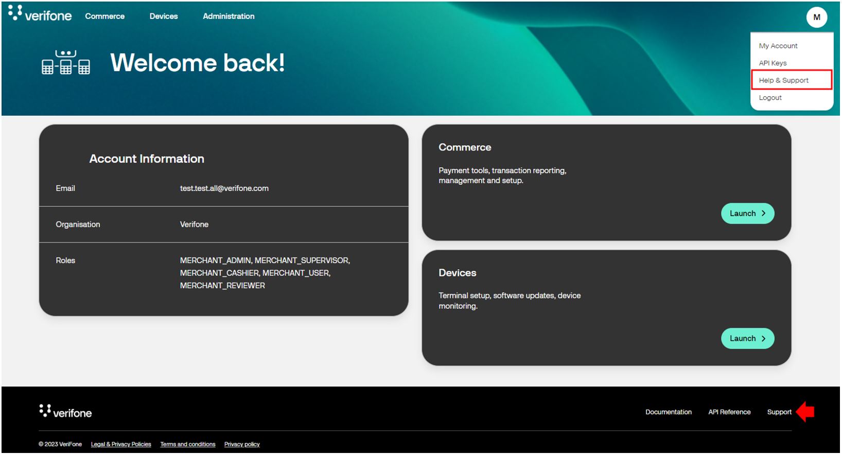 Commerce | Verifone Central | Verifone Developer Portal