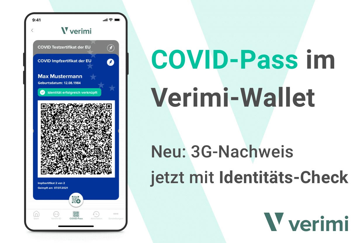 VerimiApp COVIDZertifikat mit Ausweisdaten verknüpfen