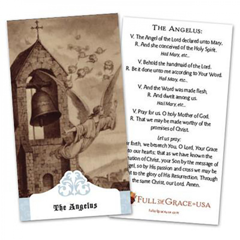 Angelus Prayer Card