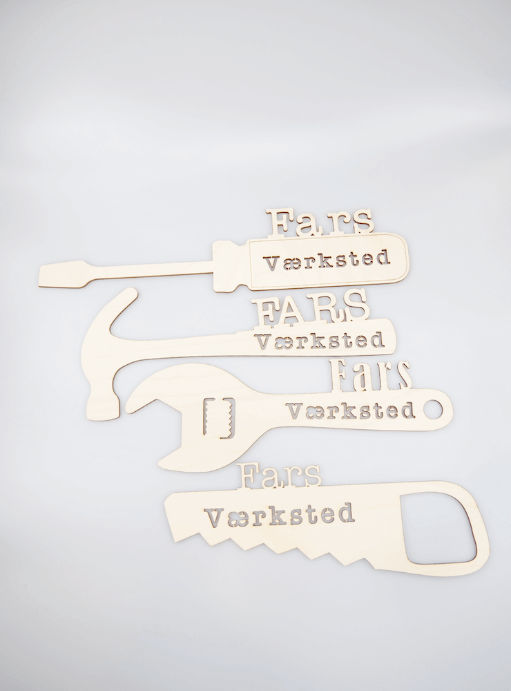 Personligt skilt til fars dags gave Til herreværelset