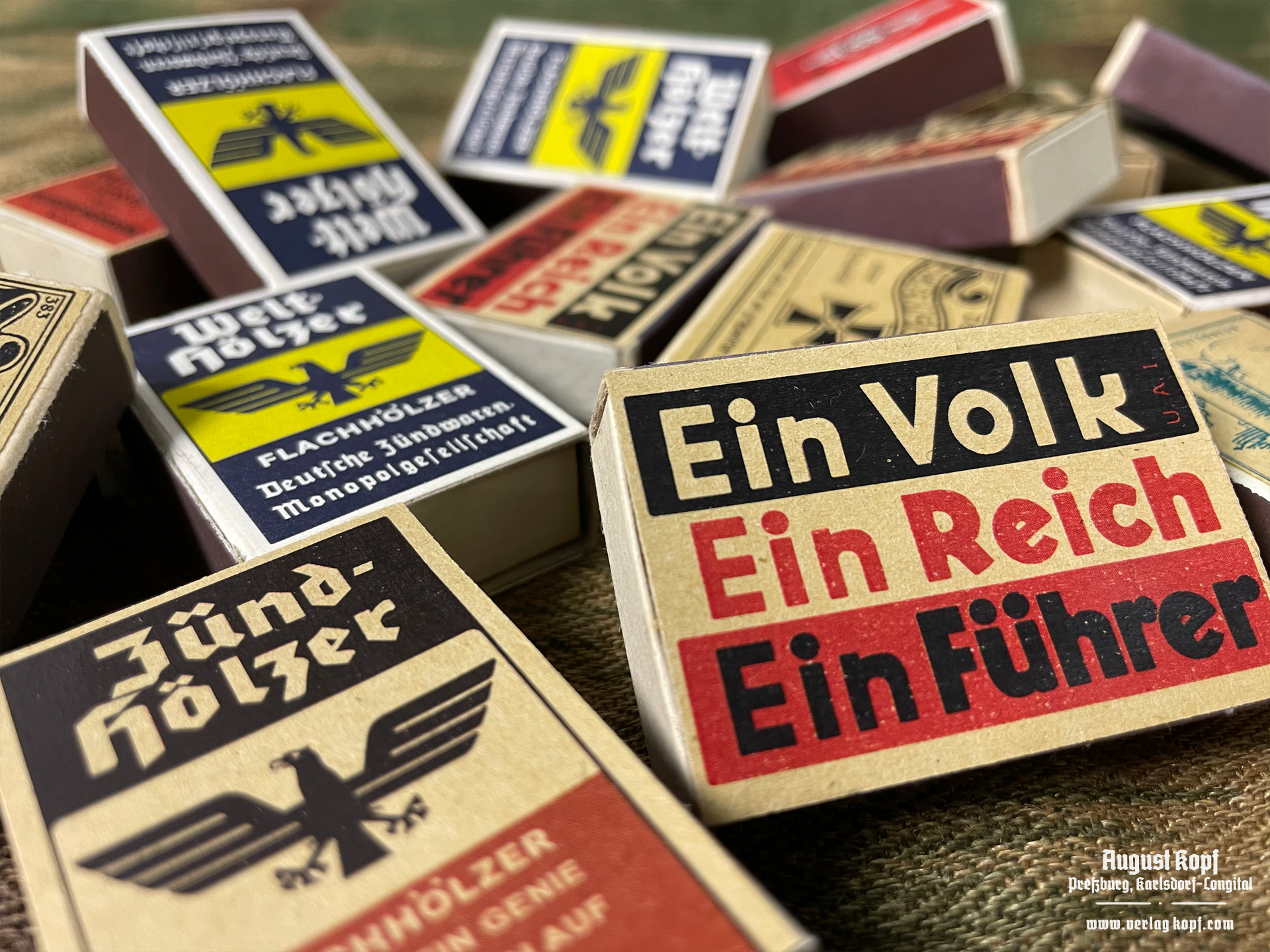 Matchbox Welthölzer export Verlag Kopf