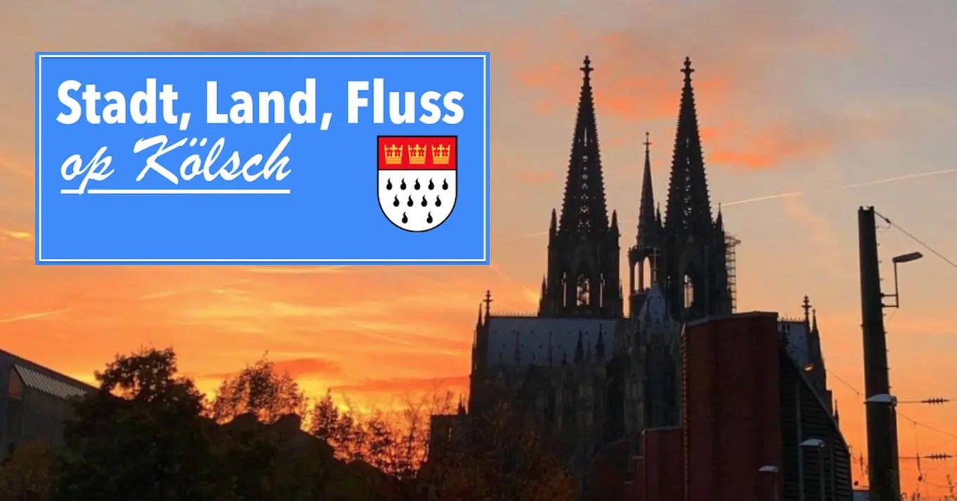 Buchstabe H Schaffst du 6/6 bei „Stadt, Land, Fluss op Kölsch“ in