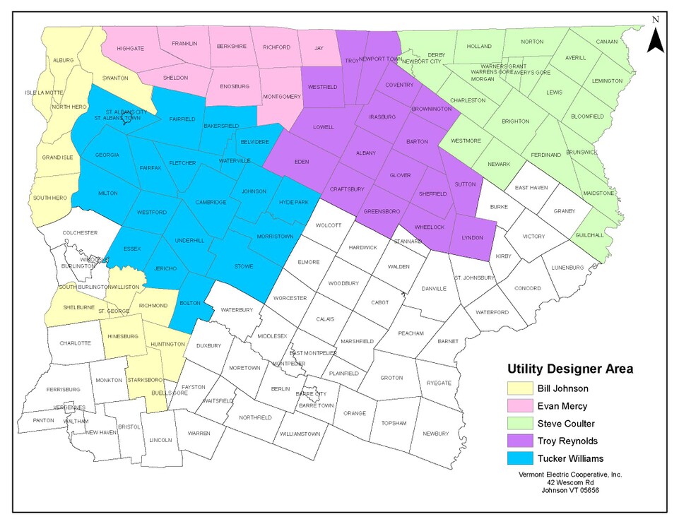 Service Territory — Vermont Electric Coop