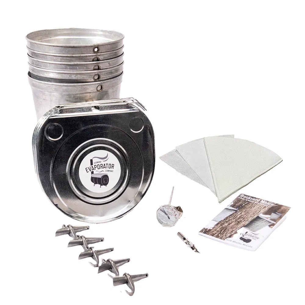 Maple Syrup Starter Kit With Aluminum Buckets Vermont Evaporator Company