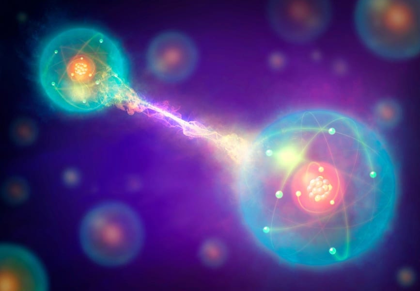 QUANTUM ENTANGLEMENT LOOPHOLE IS CLOSED BY A QUASER LIGHT TEST Vern