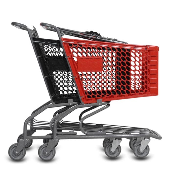 V Series 90 Liter Plastic Shopping Cart Versacart
