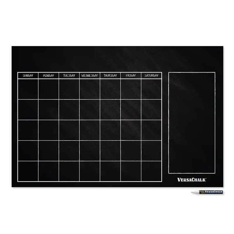 Chalkboard Wall Calendar VersaChalk