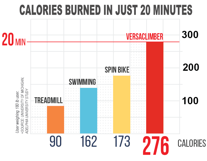 TS VersaClimber Vertical Climbing Gym Equipment