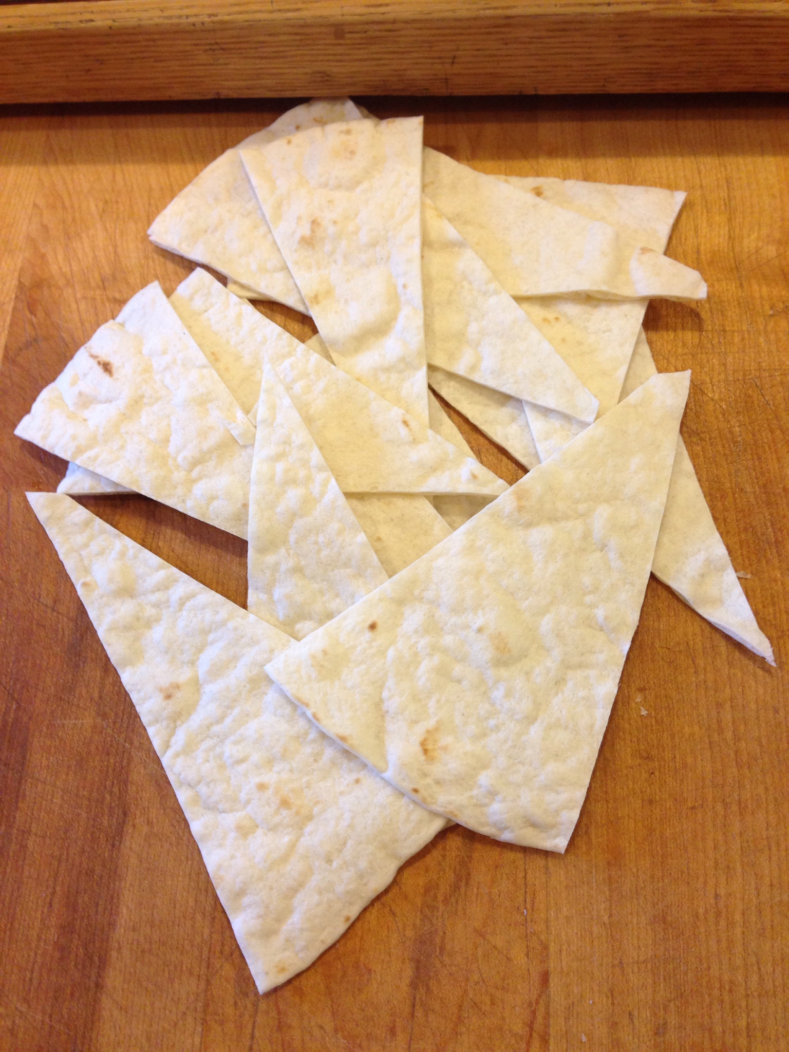 Homemade Tortilla Chips VersatileVegan