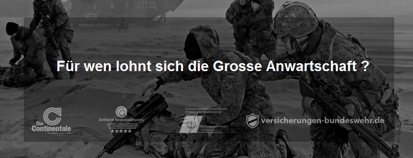 Große Anwartschaft Soldat Beste Continentale Versicherung Bundeswehr für Soldaten