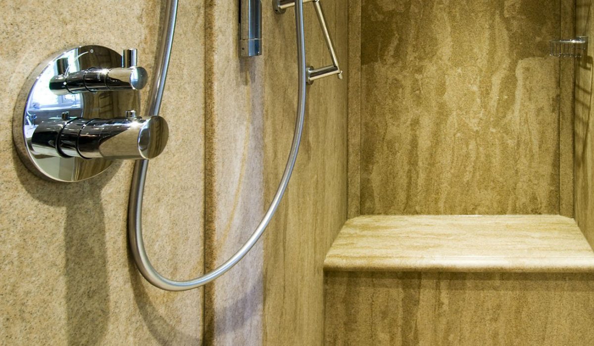 High Quality Shower Panels Marble, Granite and Sparkle Finishes