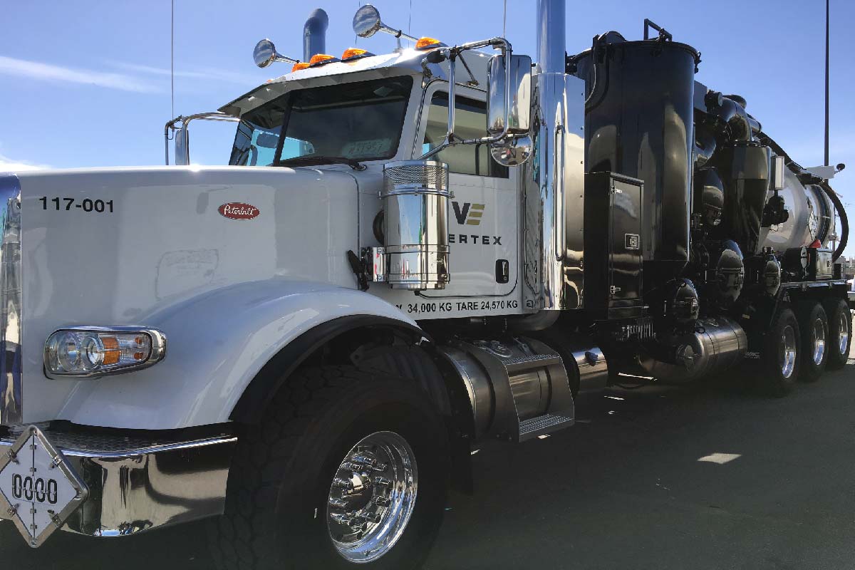 Vertex Wet / Dry Vacuum Truck Services in Western Canada