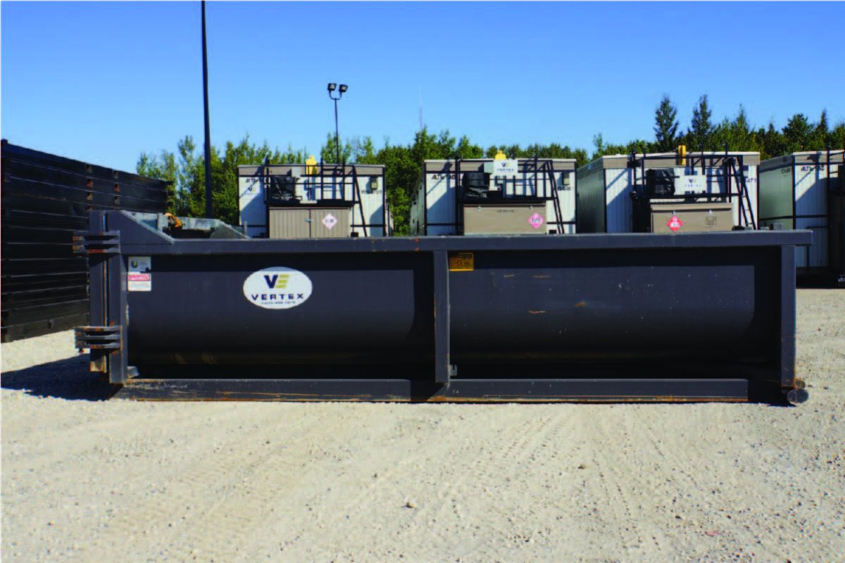 Vertex Cement Recovery Bin Rental for Waste Management