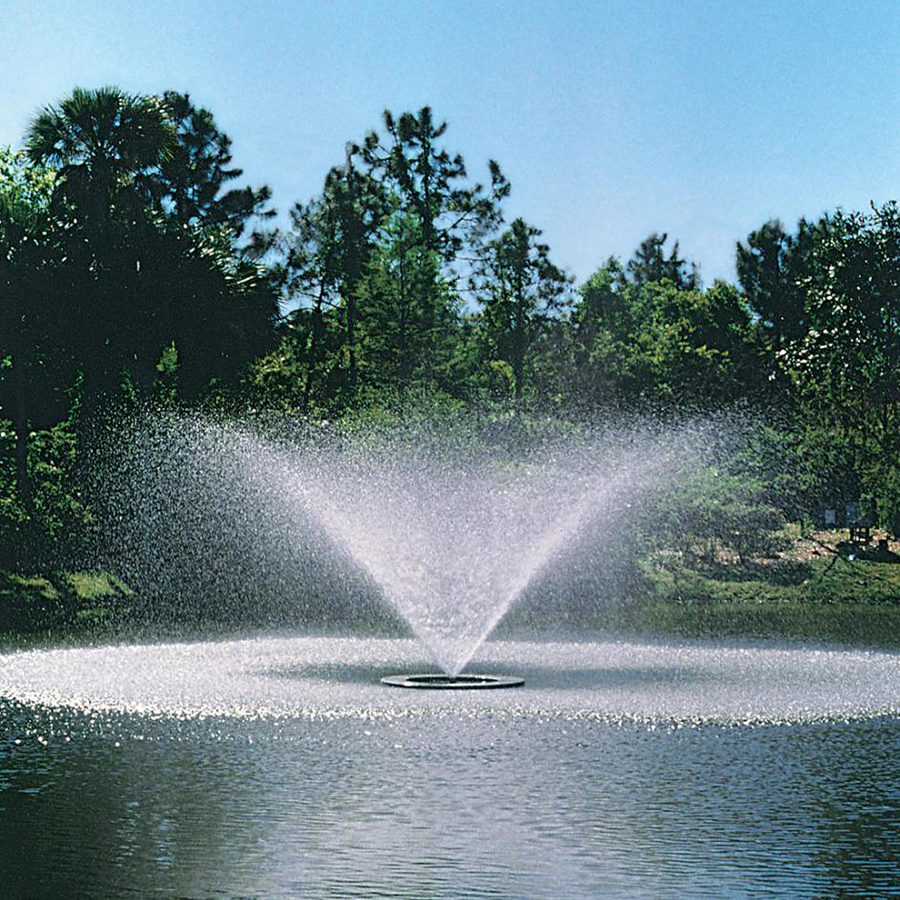 Custom Built Floating Lake Fountains Vertex Aquatic Solutions