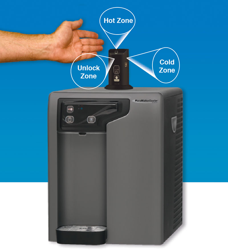 Touchless Water Cooler Vertex Water Products