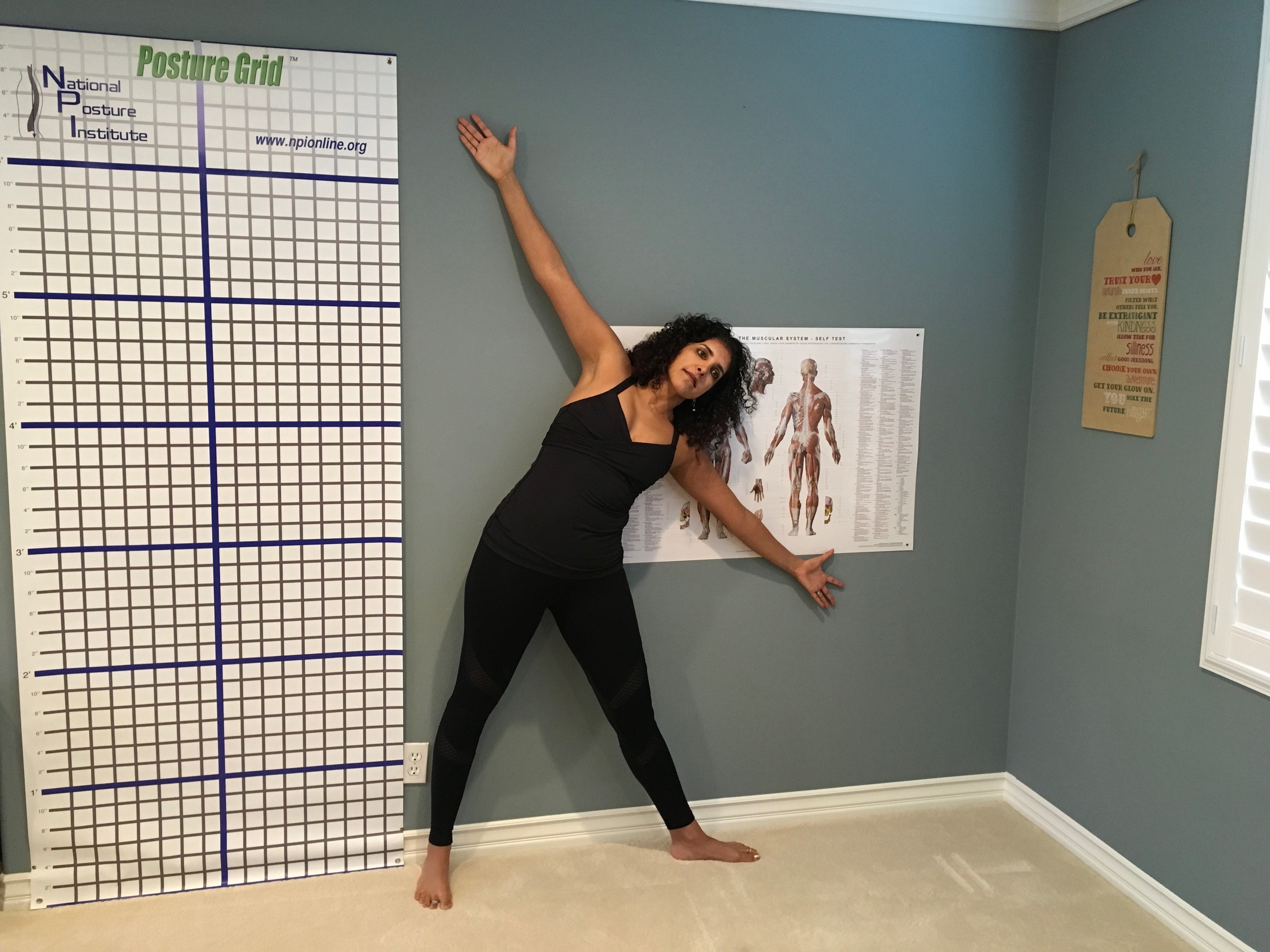 Wall Posture Exercise