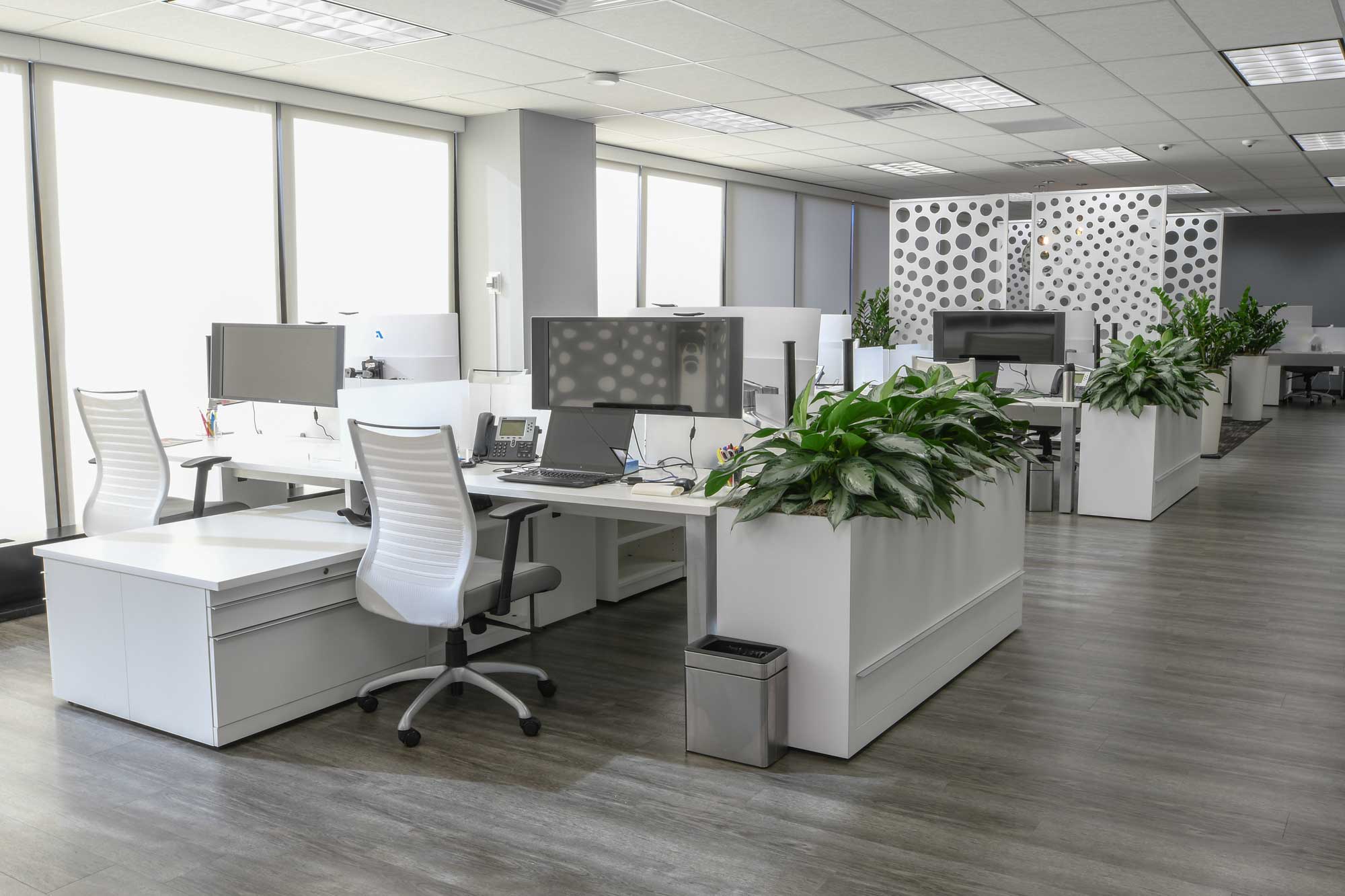 Tech Company Office Design in Chicago Vertical Interior
