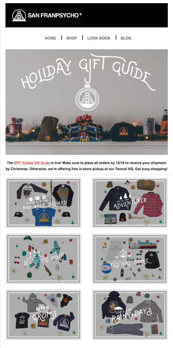 Create an online gift guide that delivers VerticalResponse