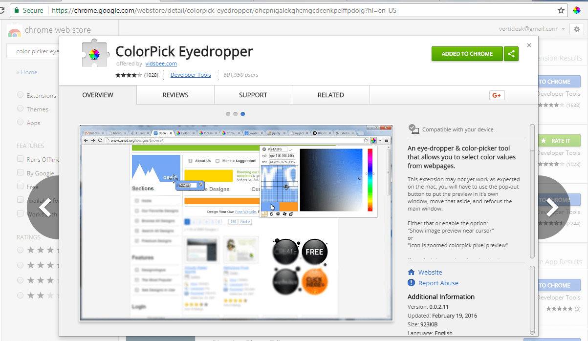 ColorPickerEyeDropextensionScreenshot_1 VertiDesk
