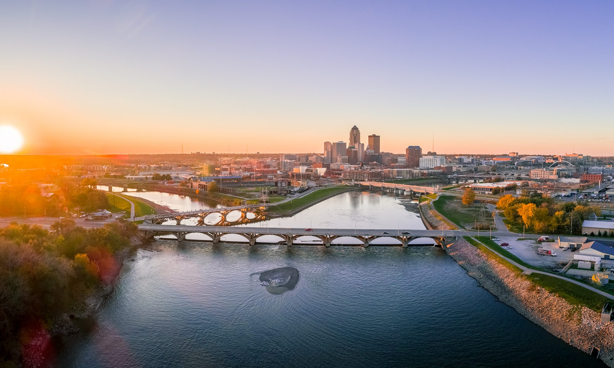 Des Moines Iowa Aerial, Architecture, and Real Estate Photography