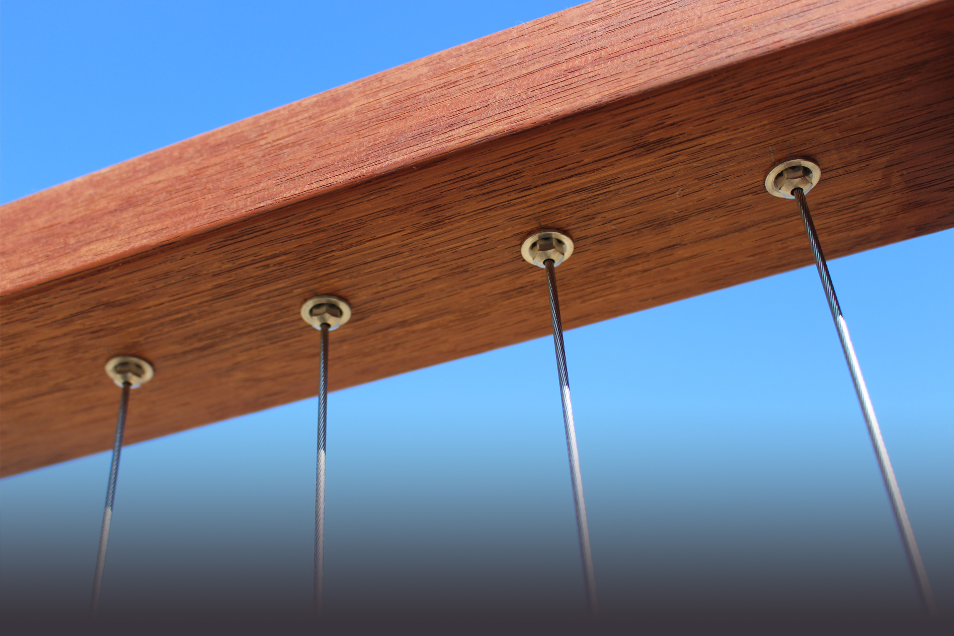 Stainless Vertical Wire Balustrade VertiWire Self tensioning wire