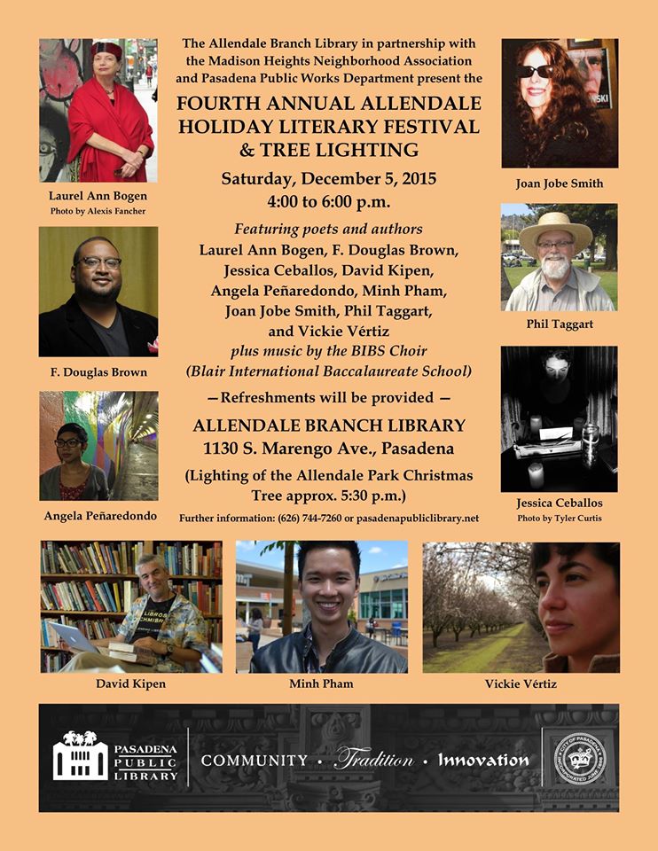 Allendale Library Reading, Dec. 5, 46pm Vickie Vértiz