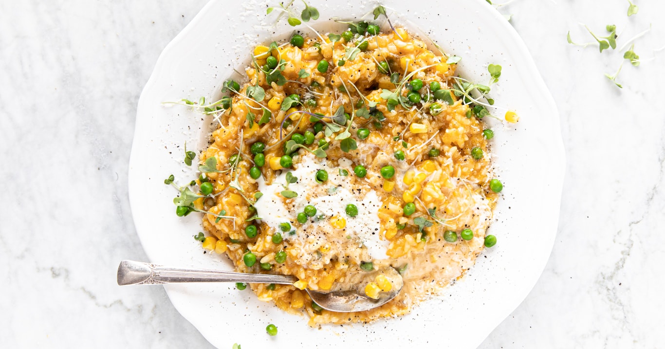 Spring Risotto With Peas and Corn Recipe Very Good Cook