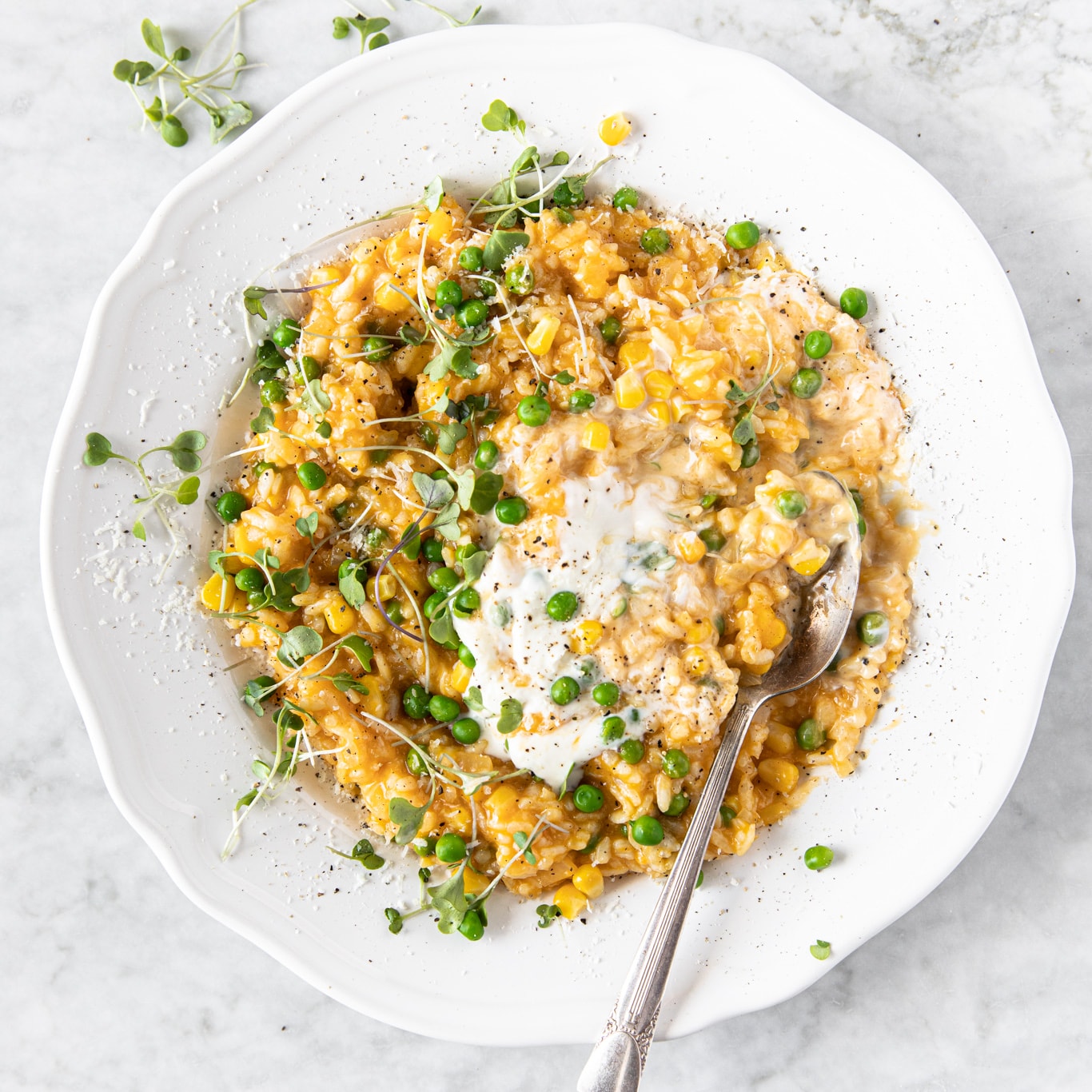 Spring Risotto With Peas and Corn Recipe Very Good Cook