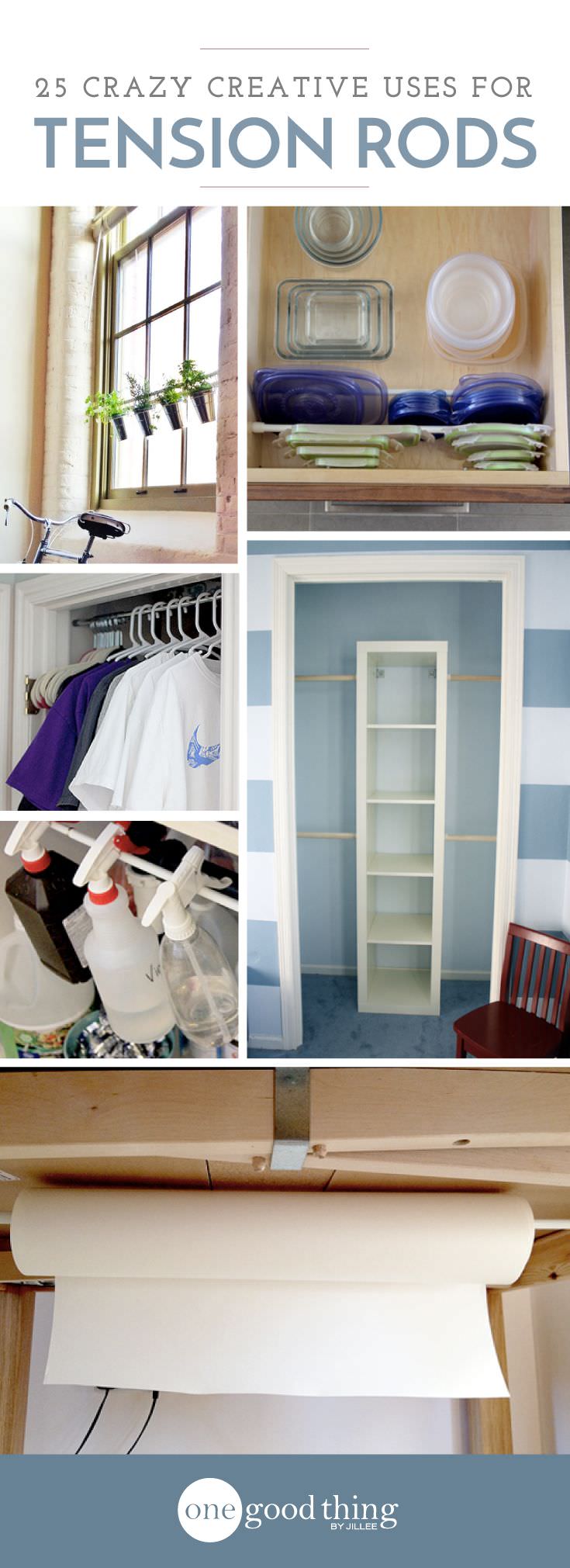 25 Creative Uses For Tension Rods • VeryHom