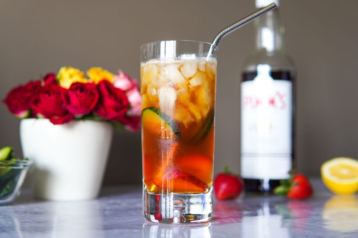 Pimm's Cup Recipe (with ginger beer) Very Obsessed