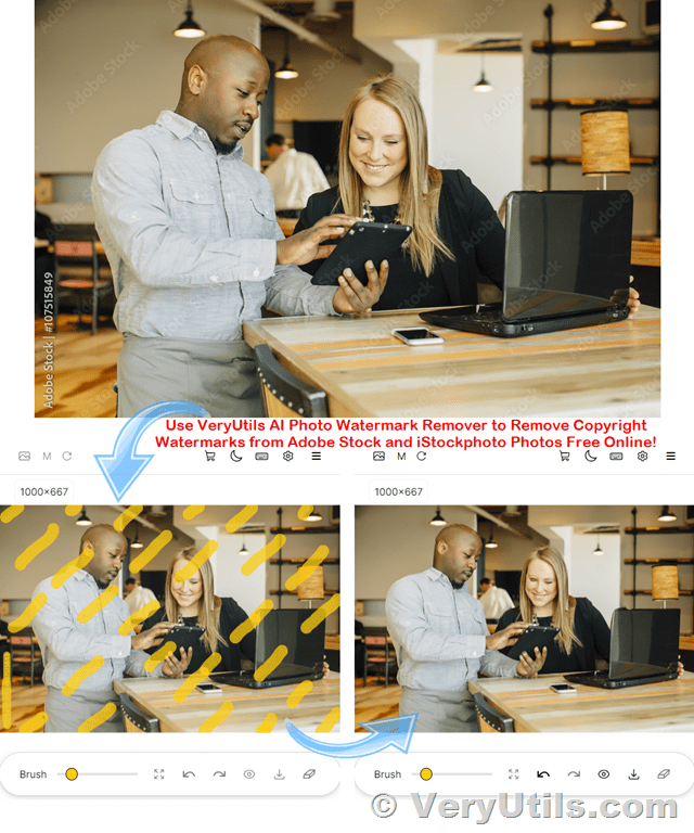 How to use VeryUtils AI Photo Watermark Remover to Remove Copyright