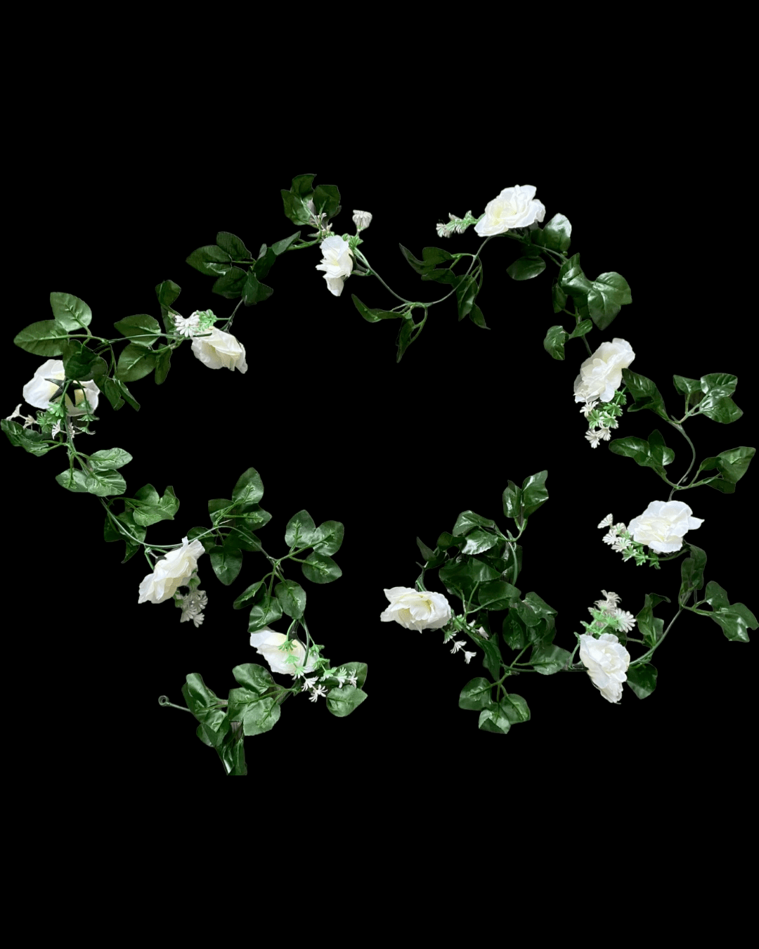 Artificial White Flower Garland Home Interiors Retailer Liverpool