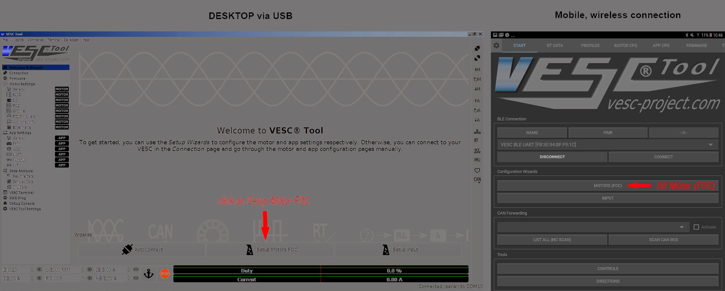 Vesc bldc tool tutorial mahabuilder
