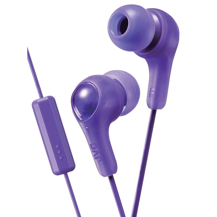 JVC Écouteurs Gumy PLUS Violet avec et micro VeseliCo