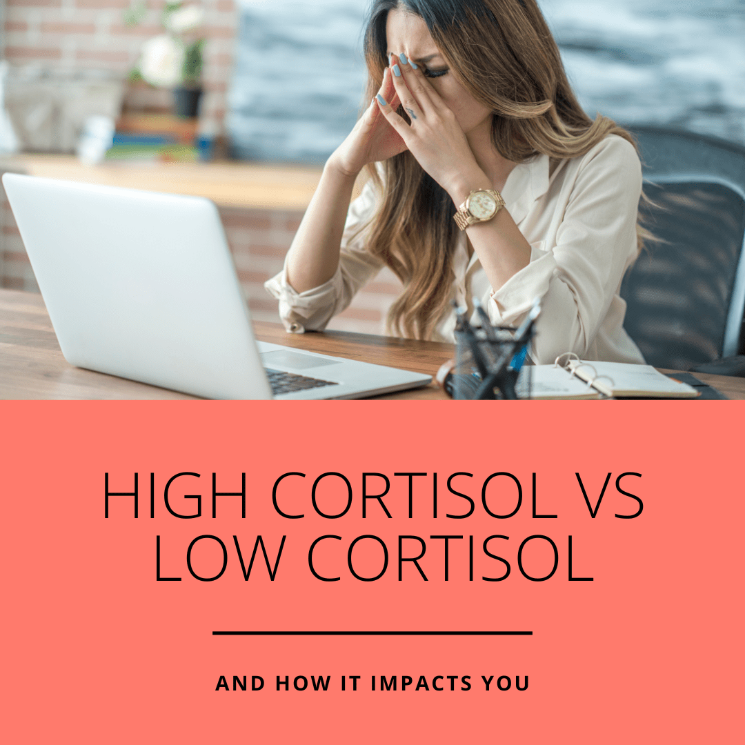 High cortisol vs Low cortisol