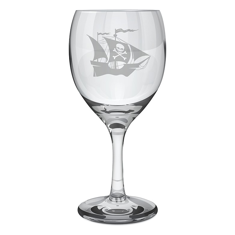 Ship Wine Glass Vessel Placards