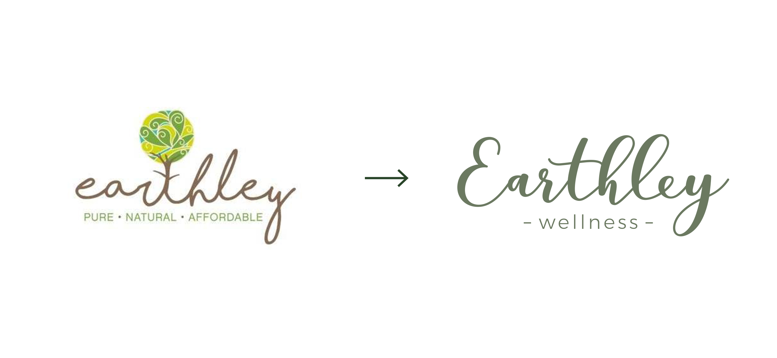Earthley Wellness Logo, , and Package Redesign Vesst