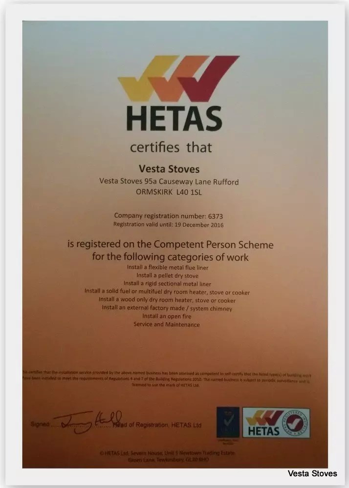 Wood Burning Stoves Liverpool Vesta Stoves supply and install stoves