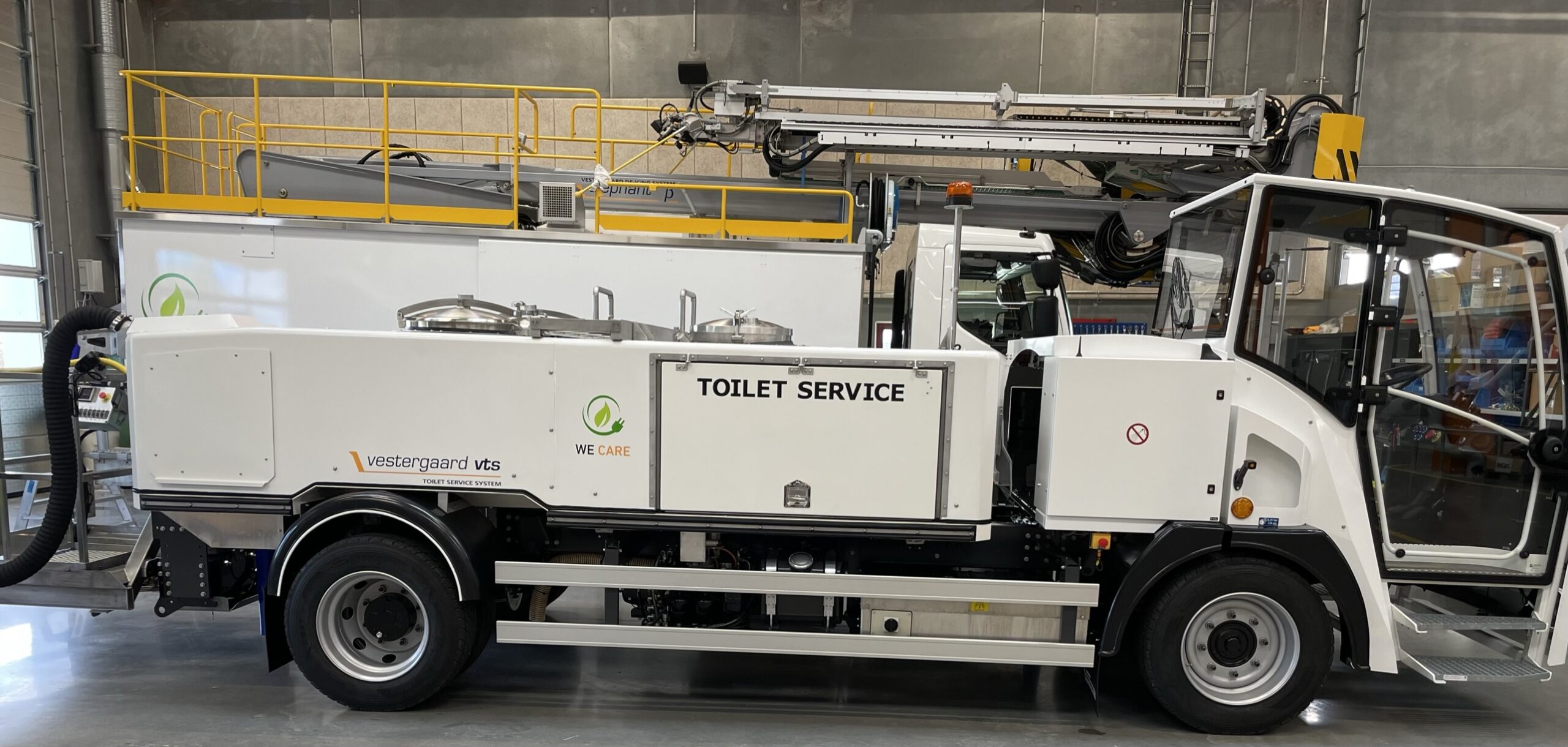 Press release Vestergaard announces new toilet service truck