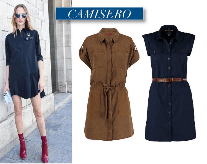 4 típicos vestidos camiseros que nunca te fallarán a la hora de vestir