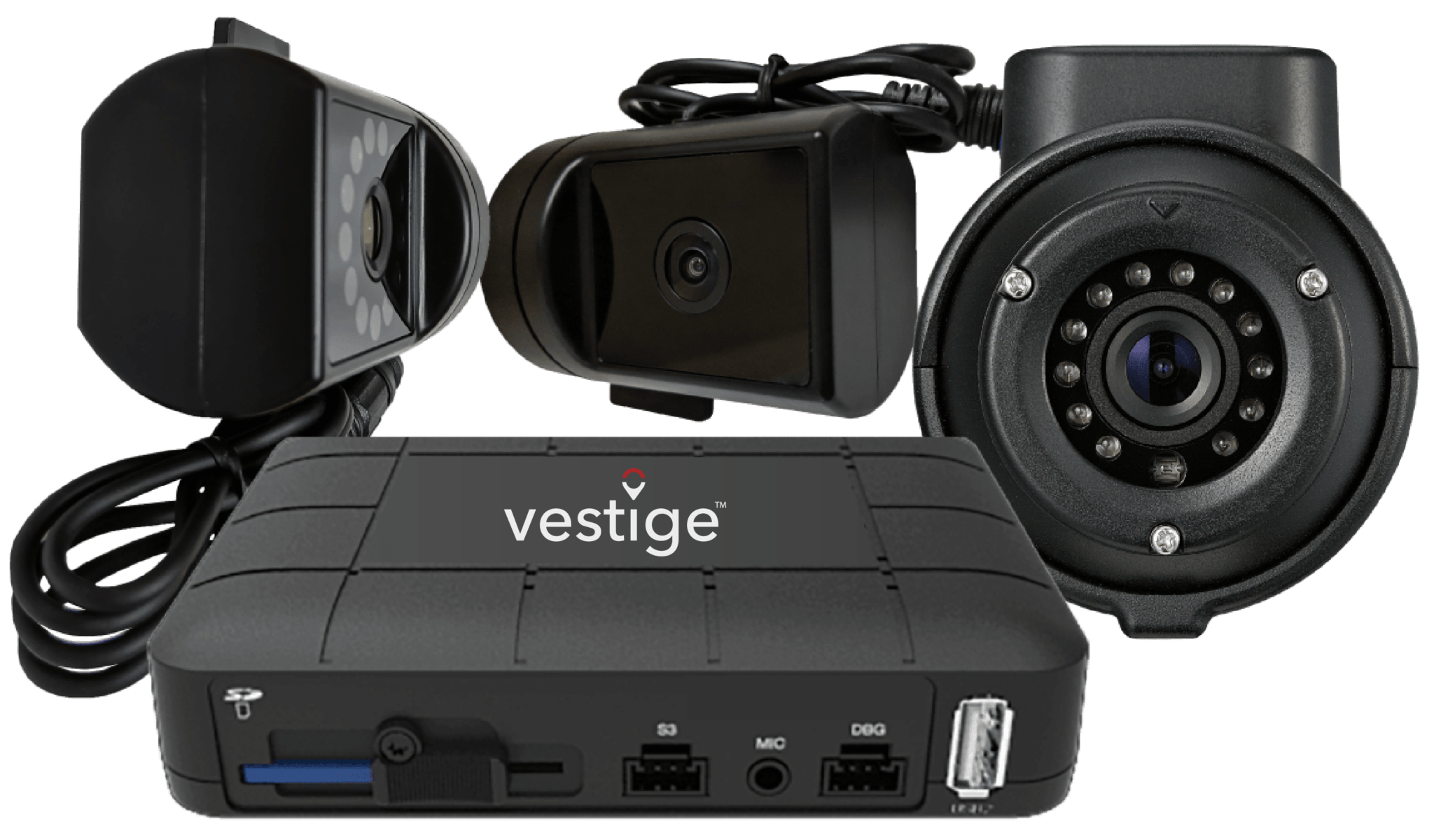 Fleet MultiCameras & GPS Tracking Vestige View