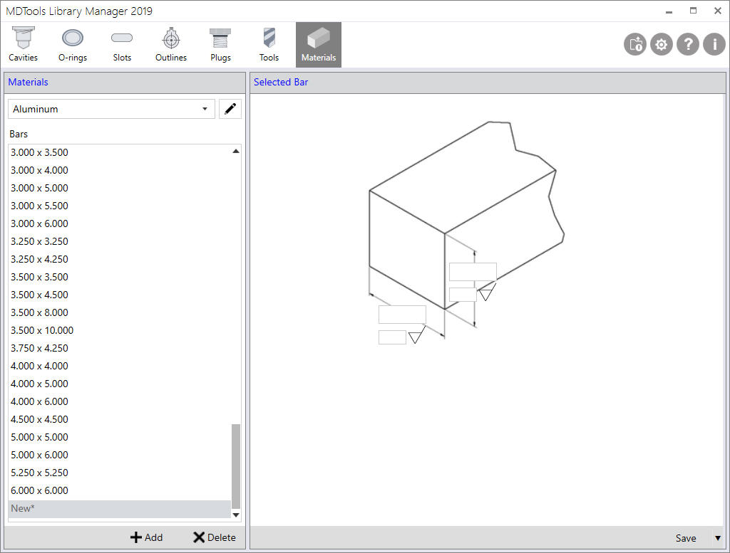 Create a New Cross Section or Thickness
