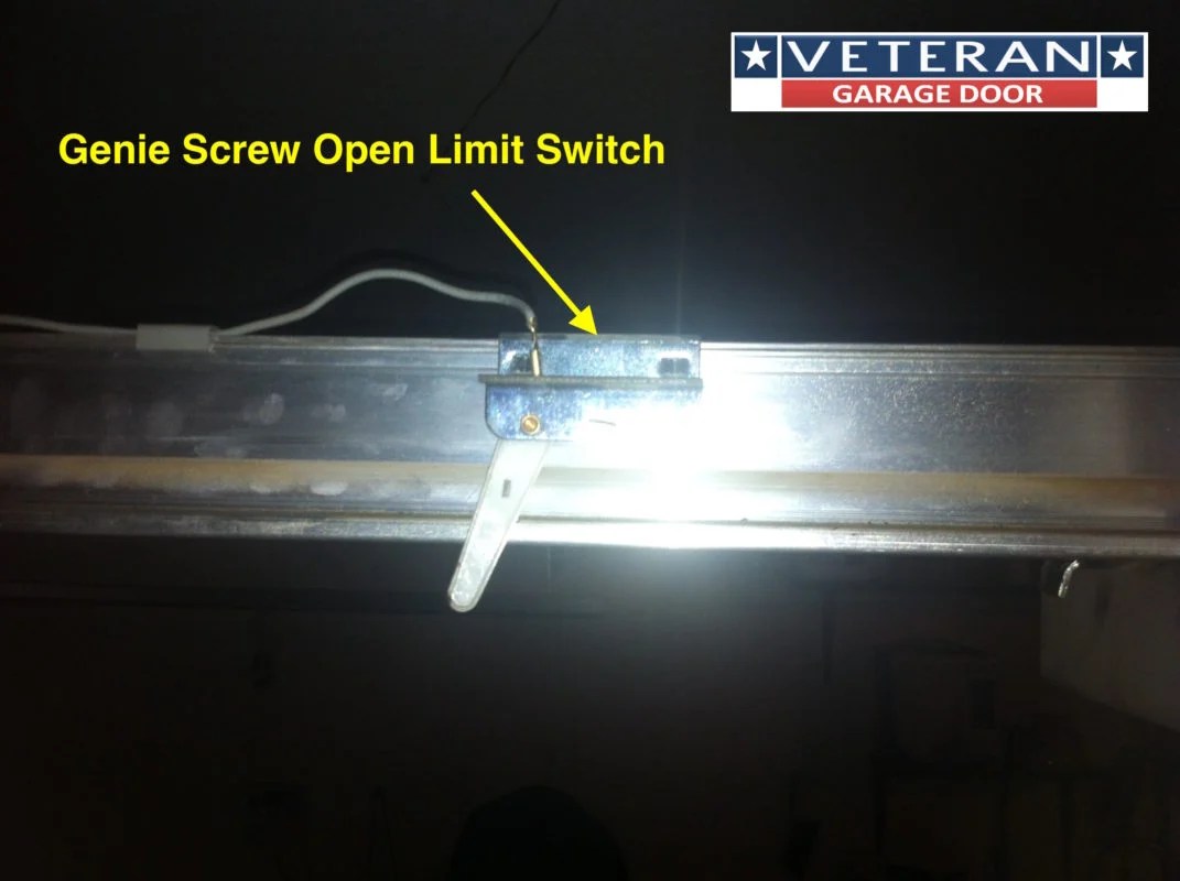 what are the open and close limit on garage door opener?