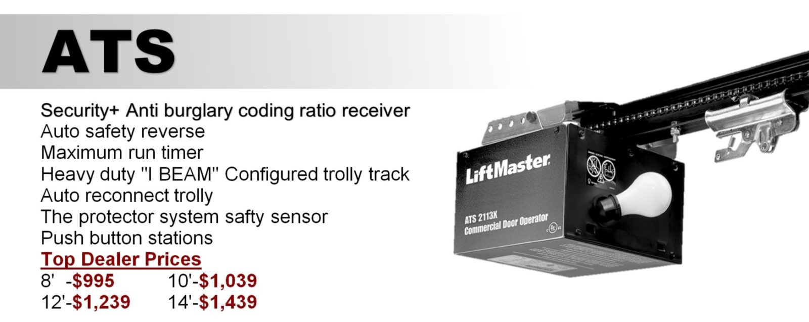 Commercial Garage Door Openers Same Day Installation