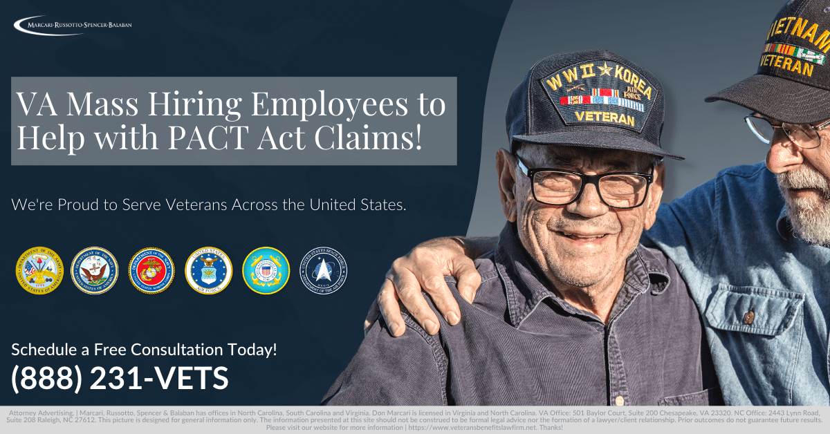 Veterans Benefits Attorneys Call (888) 231VETS.