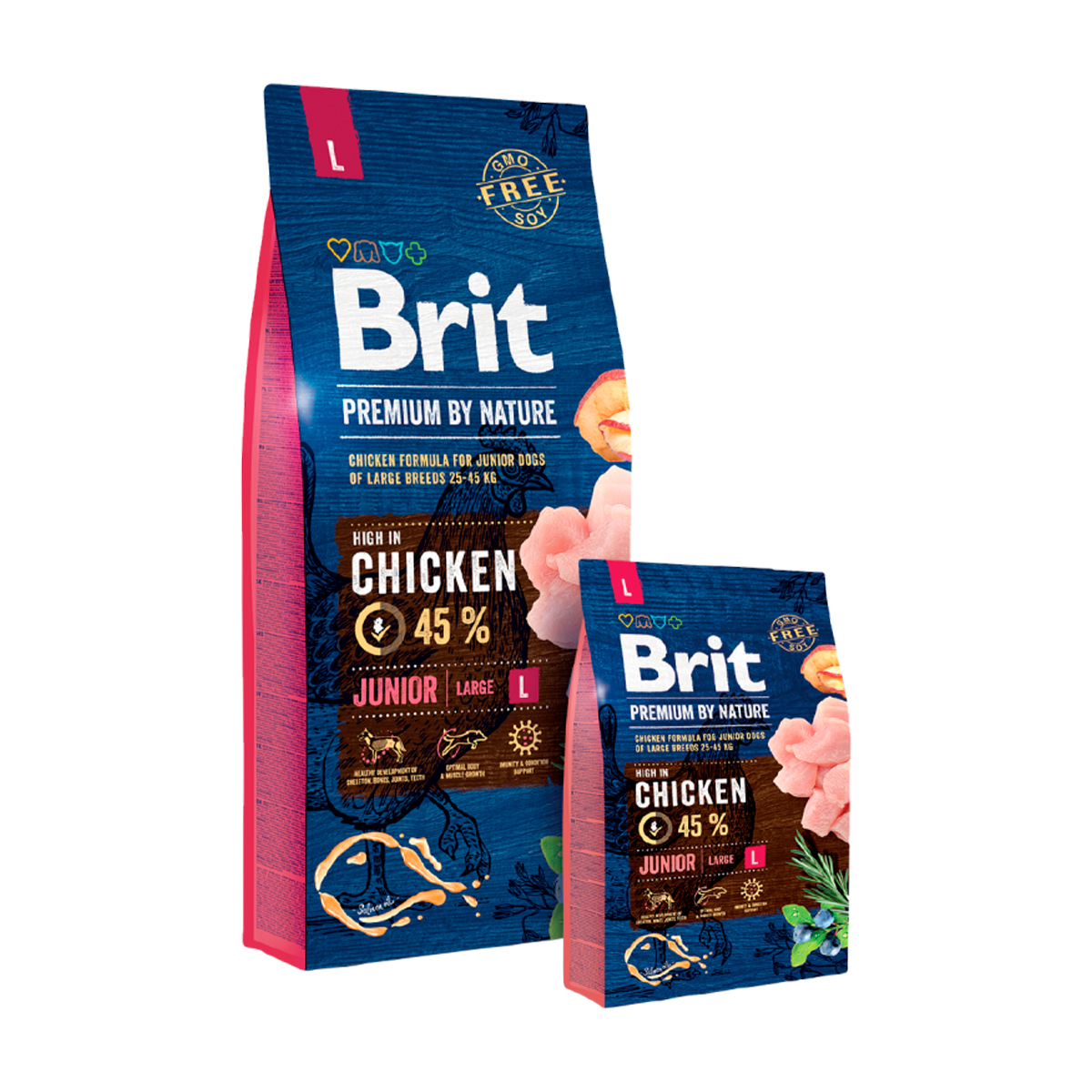 BRIT PREMIUM JUNIOR LARGE Veterinaria Miraflores