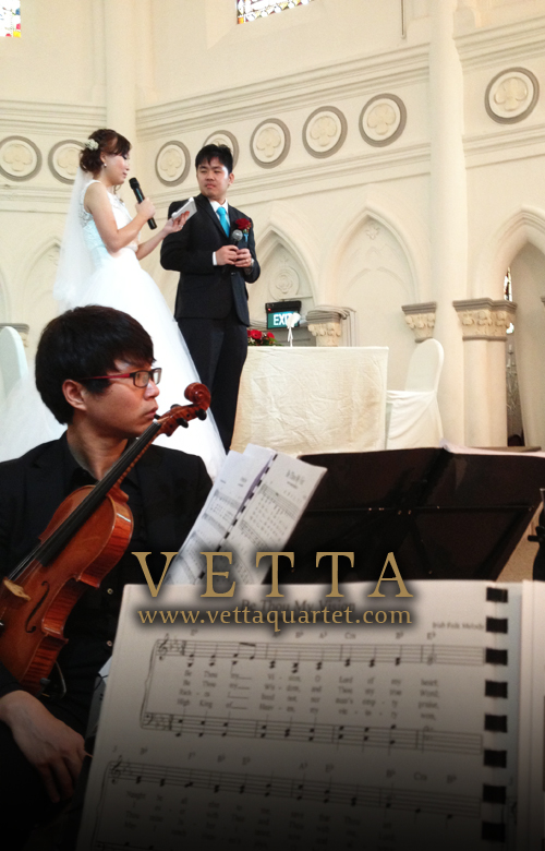Wedding at CHIJMES VETTA Singapore Wedding Music, Event