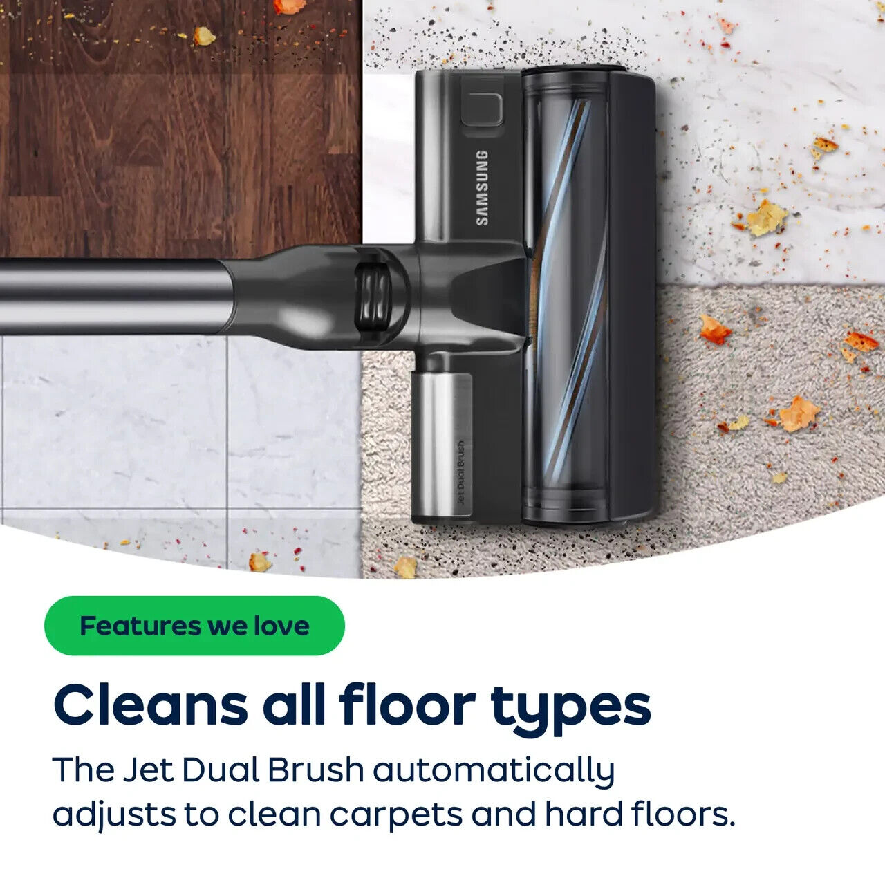 Samsung Bespoke Jet Pro Cordless Vacuum Cleaner Midnight Blue